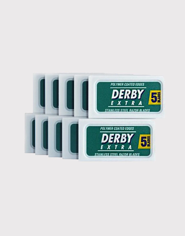 50 Blades of Derby Extra Platinum Stainless Double Edge Safety Razor Blades SGPomades Discover Joy in Self Care