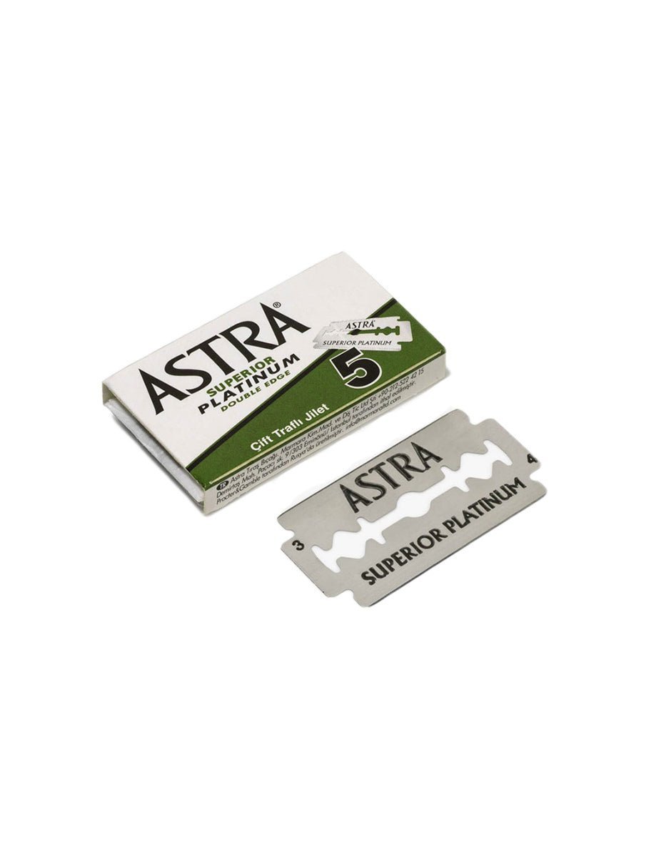 100 Blades of ASTRA Superior Platinum Double Edge Razor Blades ...