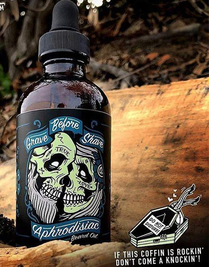 Aphrodisiac Beard Oil by Grave Before Shave SGPomades Discover Joy in Self Care