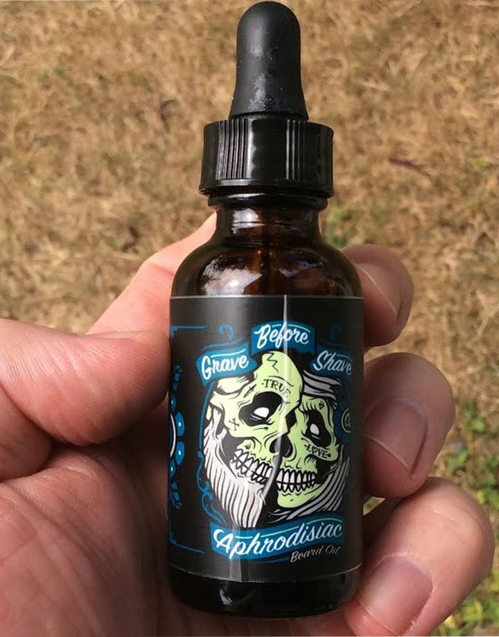 Aphrodisiac Beard Oil by Grave Before Shave SGPomades Discover Joy in Self Care