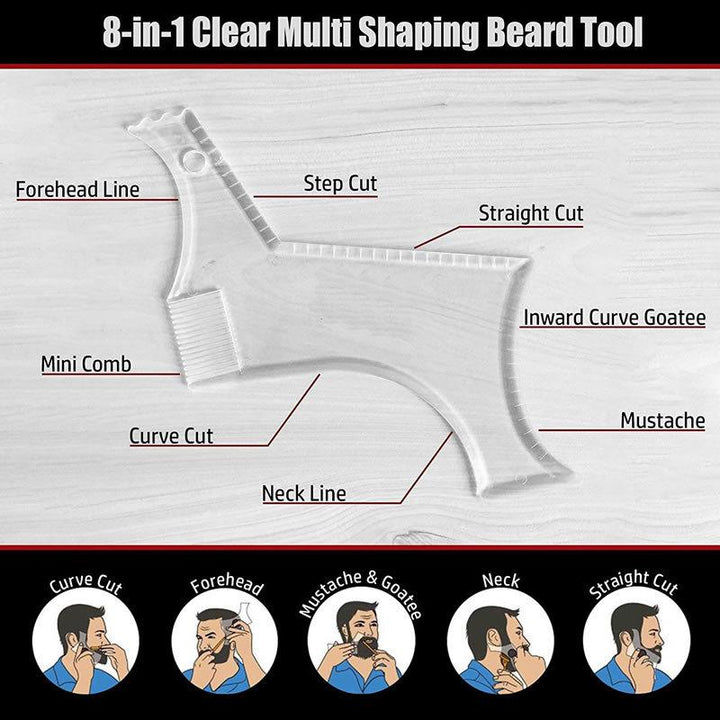 Beard Shaping Tool SGPomades Discover Joy in Self Care