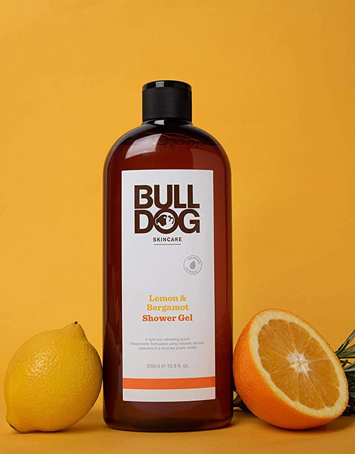 Bulldog Lemon & Bergamot Shower Gel 500ml SGPomades Discover Joy in Self Care