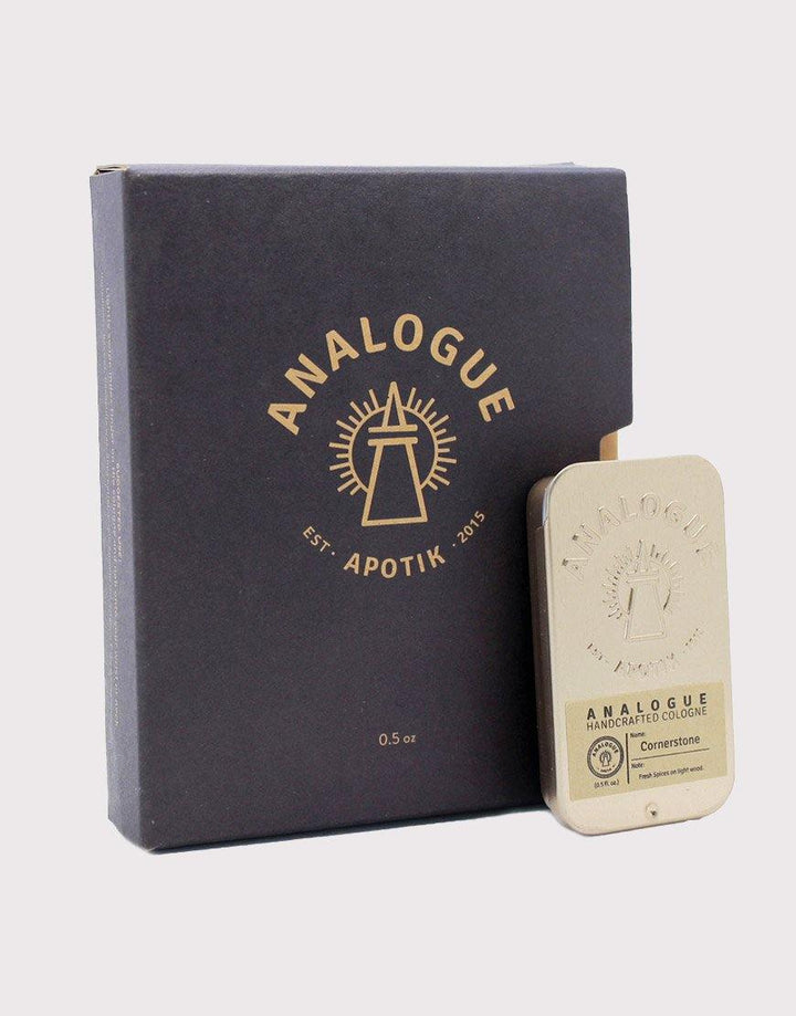 Cornerstone Solid Cologne by Analogue Apotik - SGPomades Discover Joy in Self Care