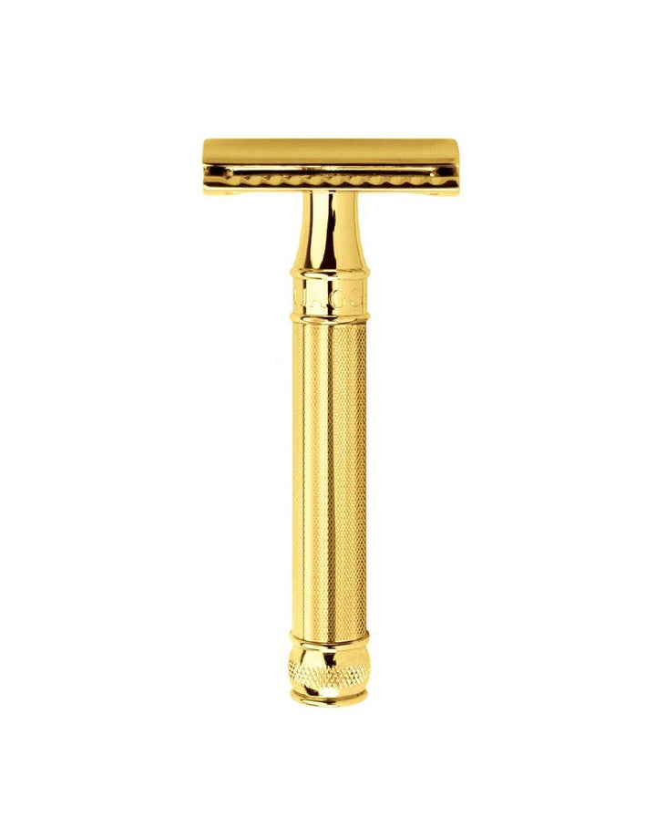 Edwin Jagger - DE Series - 23 Carat Gold Barley Double Edge Safety Razor - SGPomades Discover Joy in Self Care