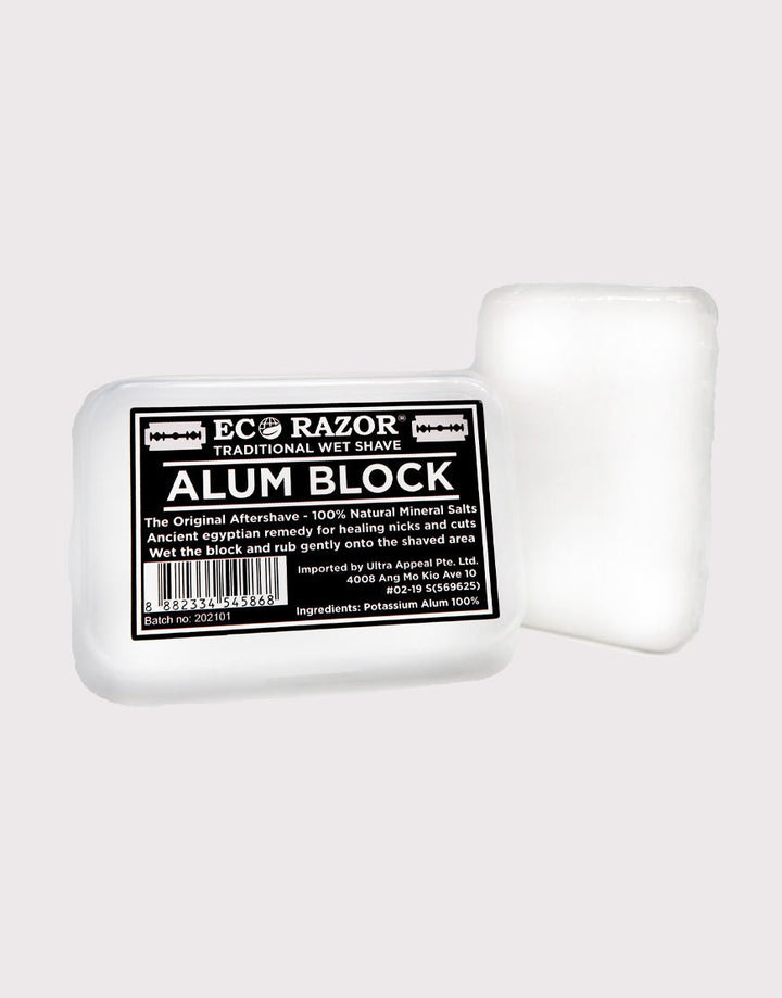 Eco-Razor Alum Block By Ubersuave SGPomades Discover Joy in Self Care