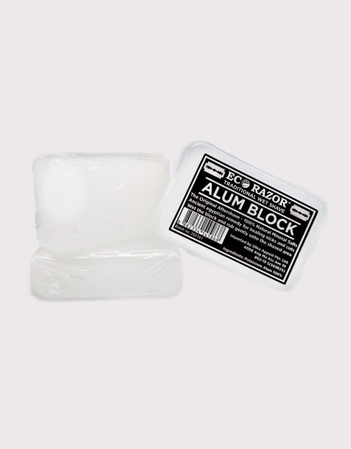 Eco-Razor Alum Block By Ubersuave SGPomades Discover Joy in Self Care