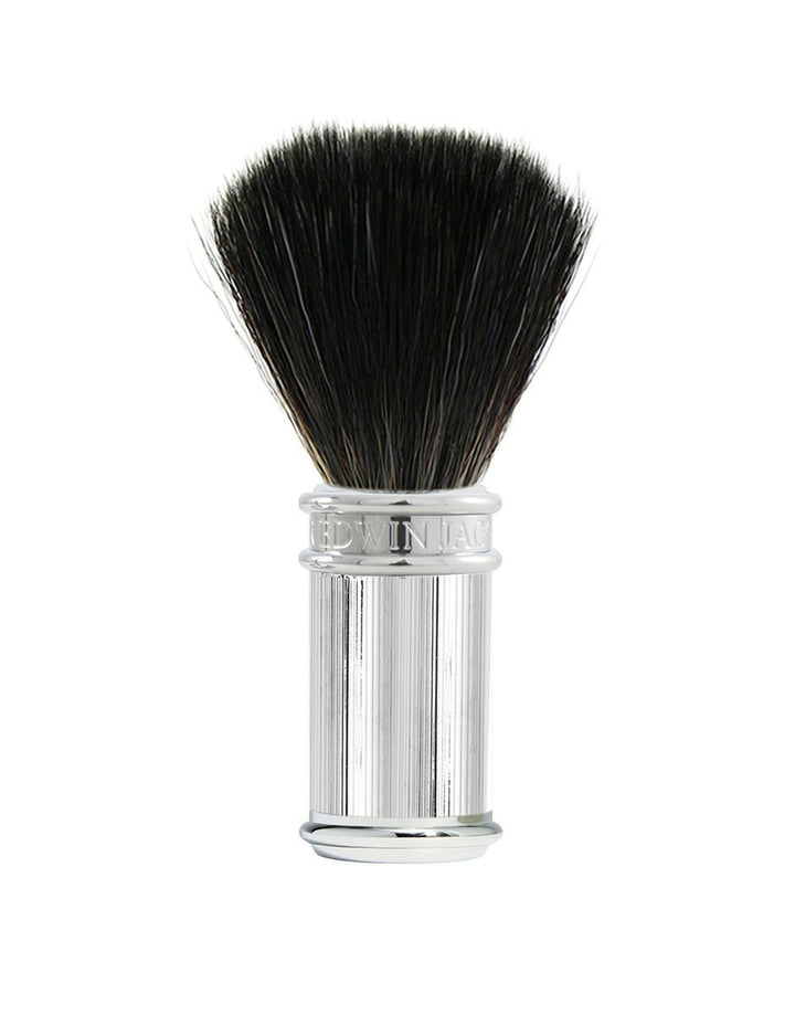 Edwin Jagger - DE Series - Chrome Lined Double Edge (Black Synthetic Brush) - 3 Piece Shaving Gift Set SGPomades Discover Joy in Self Care