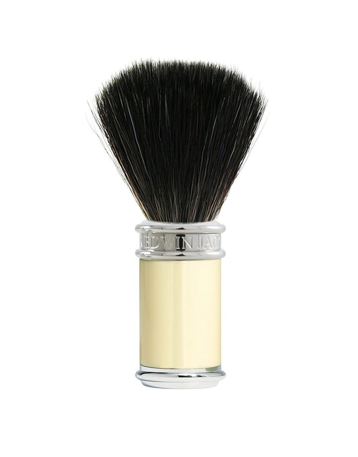 Edwin Jagger - DE Series - Imitation Ivory & Chrome Double Edge (Black Synthetic Brush) - 3 Piece Shaving Gift Set SGPomades Discover Joy in Self Care