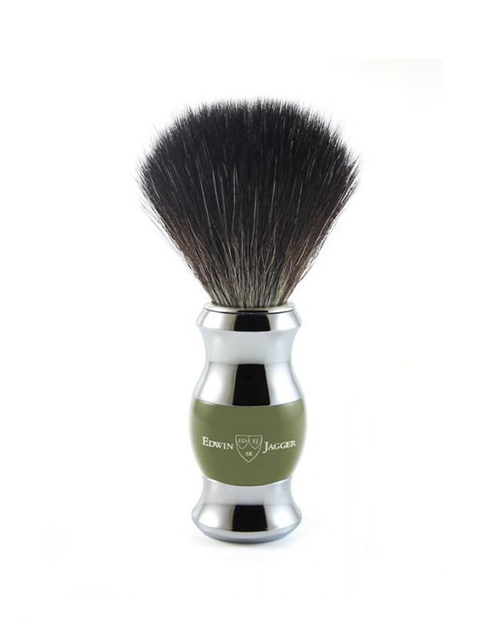 Edwin Jagger - Diffusion 36 Range - Green & Chrome Double Edge (Black Synthetic Brush) - 3 Piece Shaving Gift Set SGPomades Discover Joy in Self Care