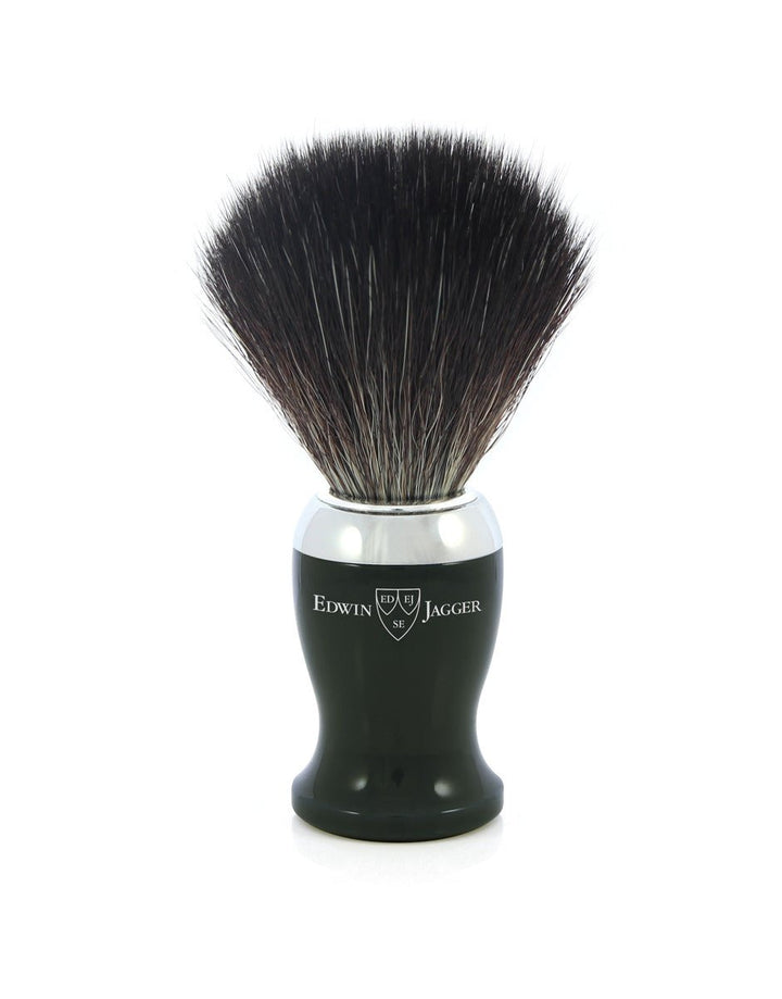 Edwin Jagger - Diffusion 72 Range - Imitation Ebony & Chrome Gillette® Mach3® Razor (Black Synthetic Brush) - 3 Piece Shaving Gift Set SGPomades Discover Joy in Self Care