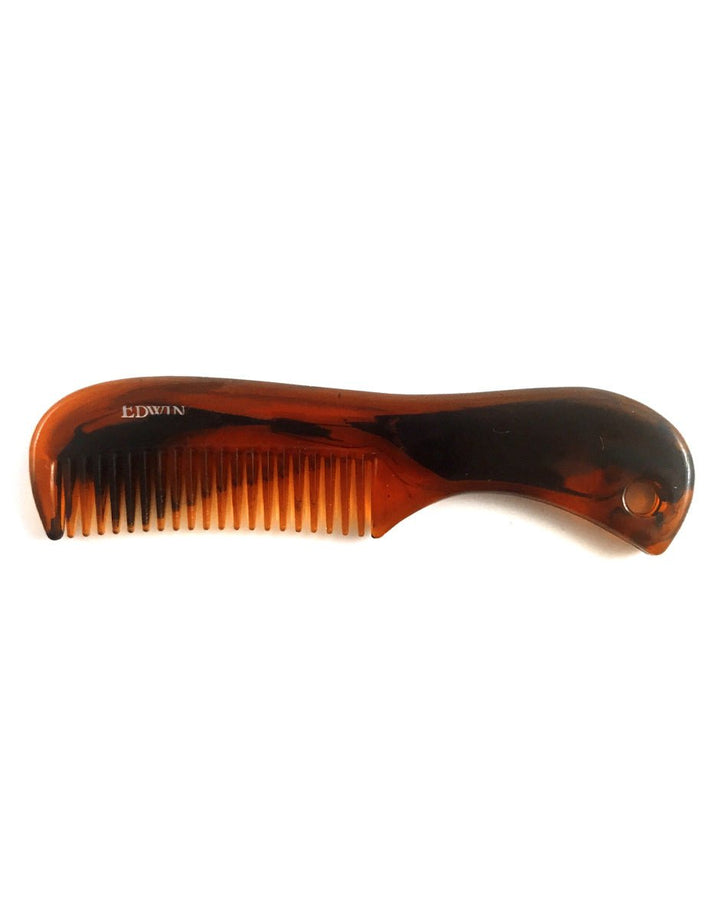 Edwin Jagger Tortoiseshell Beard & Moustache Comb SGPomades Discover Joy in Self Care