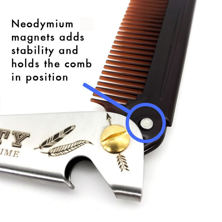 Fidelity Neodymium Flip Comb SGPomades Discover Joy in Self Care