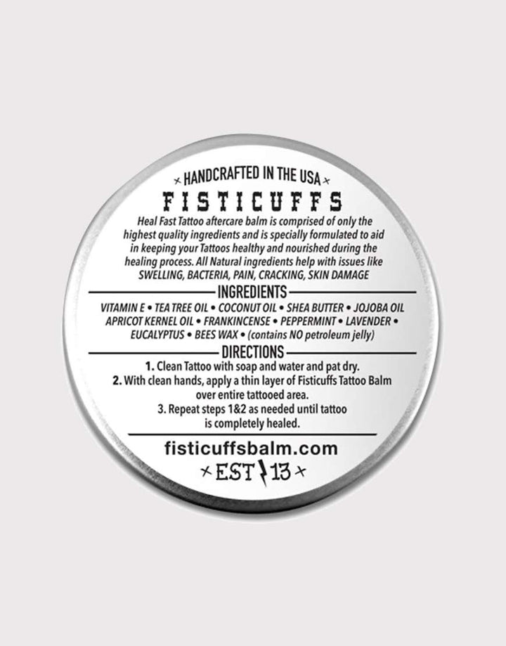 Fisticuffs Tattoo Aftercare Balm 30g SGPomades Discover Joy in Self Care