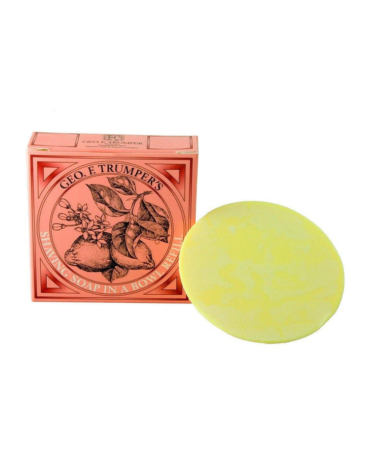 Geo. F. Trumper Limes Hard Shaving Soap Refill 80g - SGPomades Discover Joy in Self Care