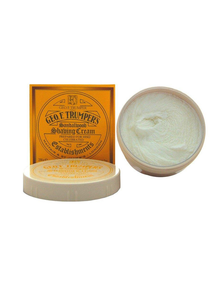 Geo. F. Trumper Sandalwood Soft Shaving Cream Bowl 200g - SGPomades Discover Joy in Self Care