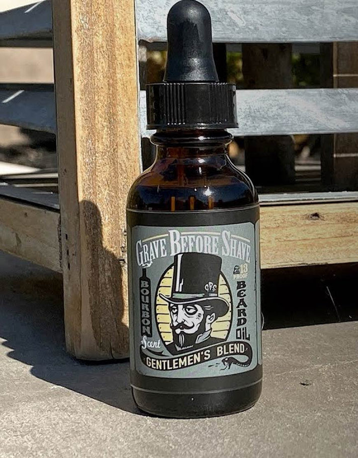 Gentlemen's Blend Beard Oil by Grave Before Shave SGPomades Discover Joy in Self Care