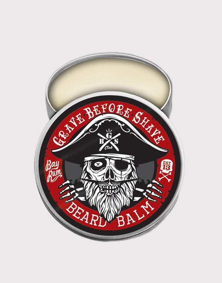 Grave Before Shave Bay Rum Beard Balm - S'pore Mens Grooming Webstore - SGPomades.com