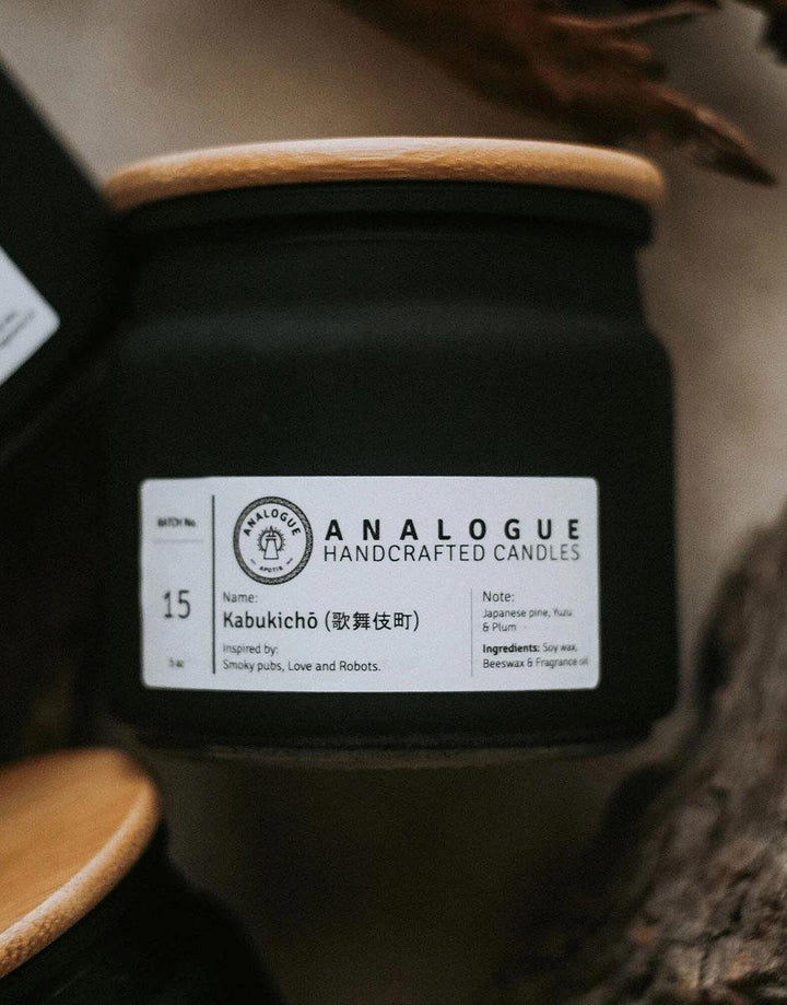 Kabukicho Bee & Soy Wax Candle by Analogue Apotik - SGPomades Discover Joy in Self Care