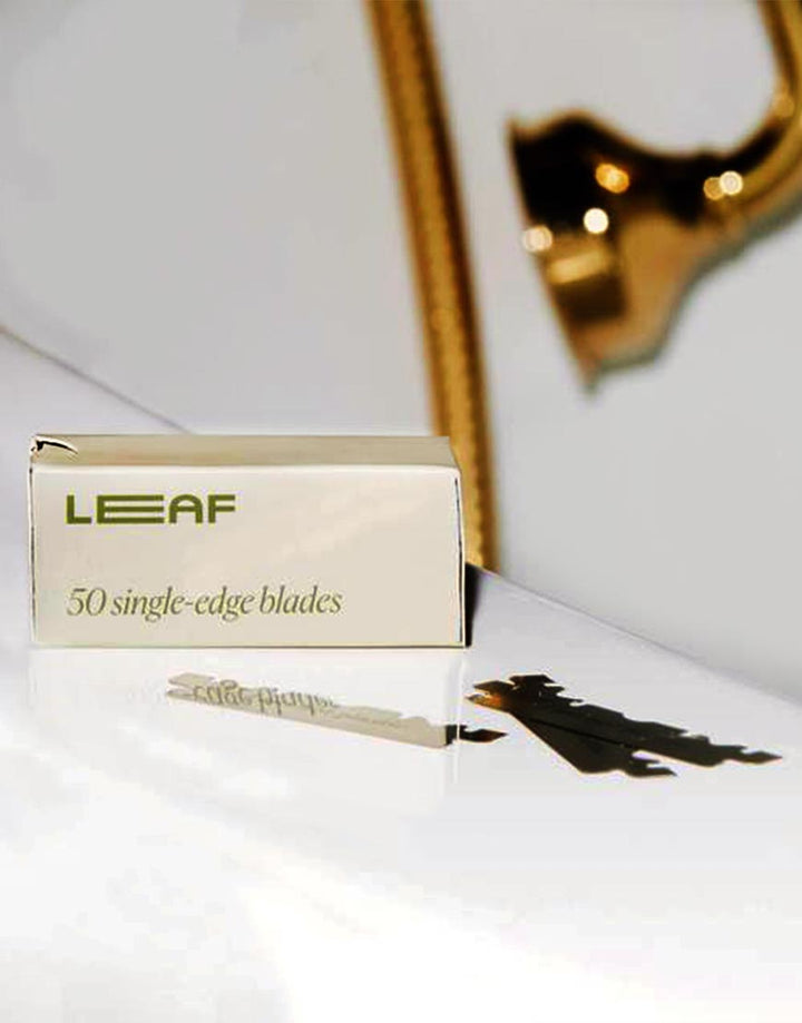 Leaf Shave - 50 Single Blades SGPomades Discover Joy in Self Care