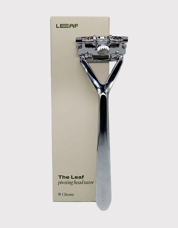 Leaf Shave The Leaf Razor - Chrome – SGPomades