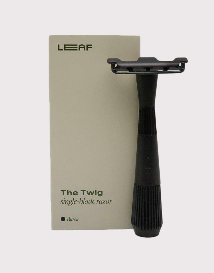 Leaf Shave The Twig Razor - Black - SGPomades Discover Joy in Self Care