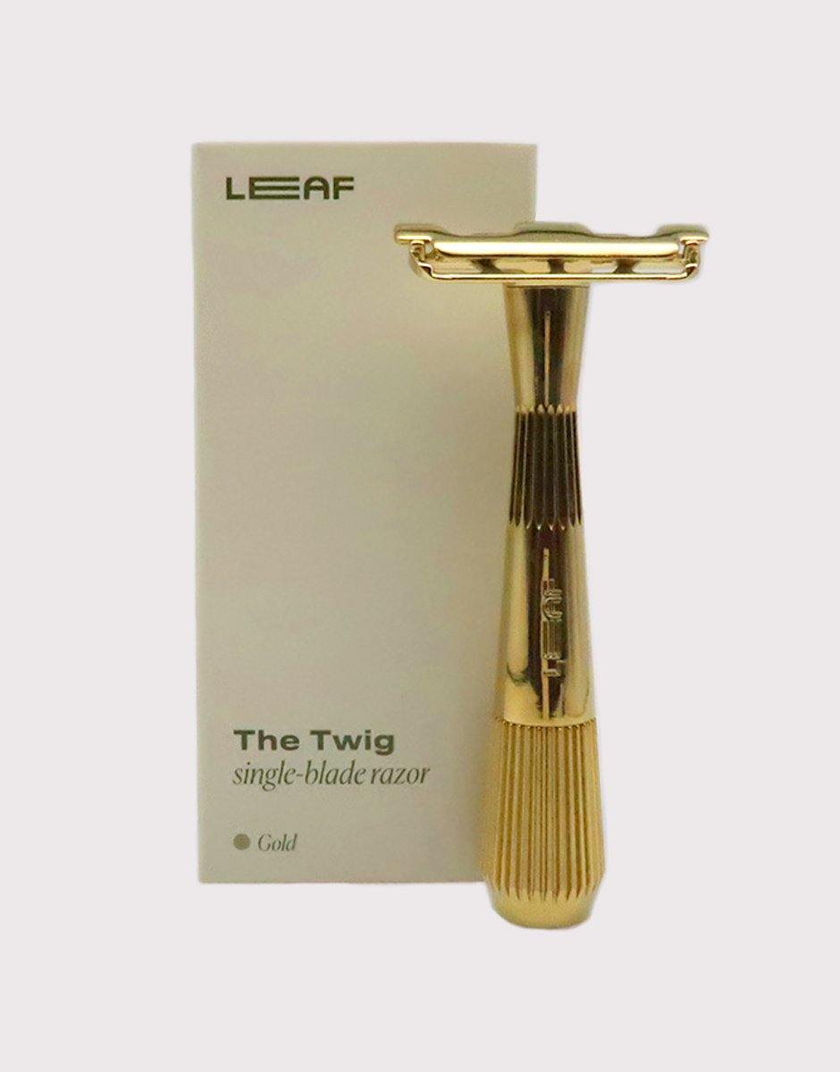 Leaf Shave The Twig Razor - Gold – SGPomades