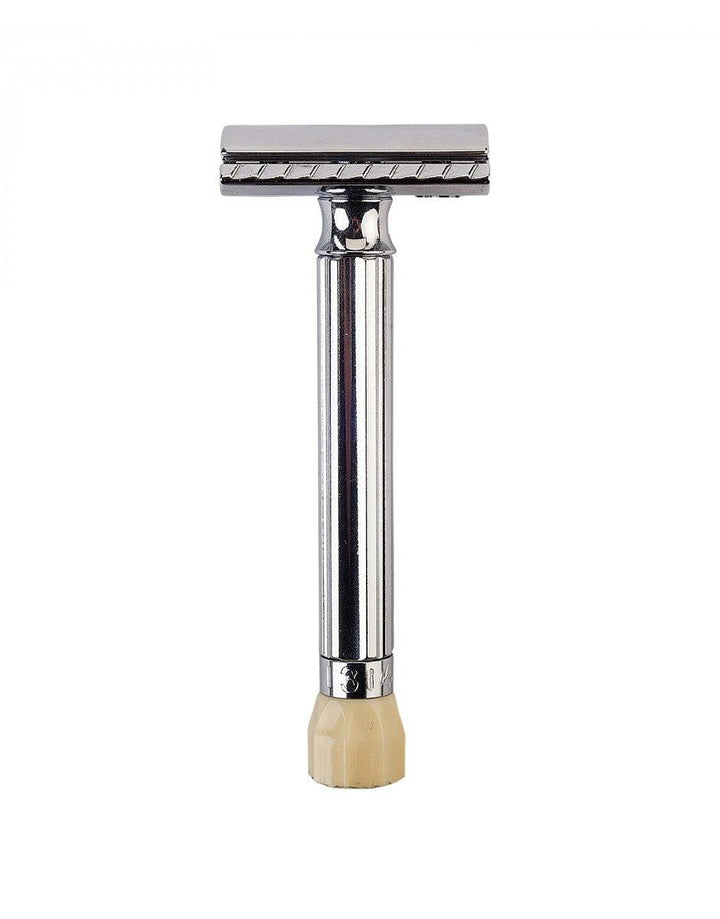 Merkur Progress 500 Double Edge Adjustable Safety Razor with 5 Settings Polished Chrome - SGPomades Discover Joy in Self Care