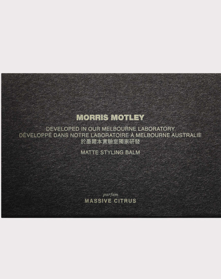 Morris Motley Matte Styling Balm SGPomades Discover Joy in Self Care