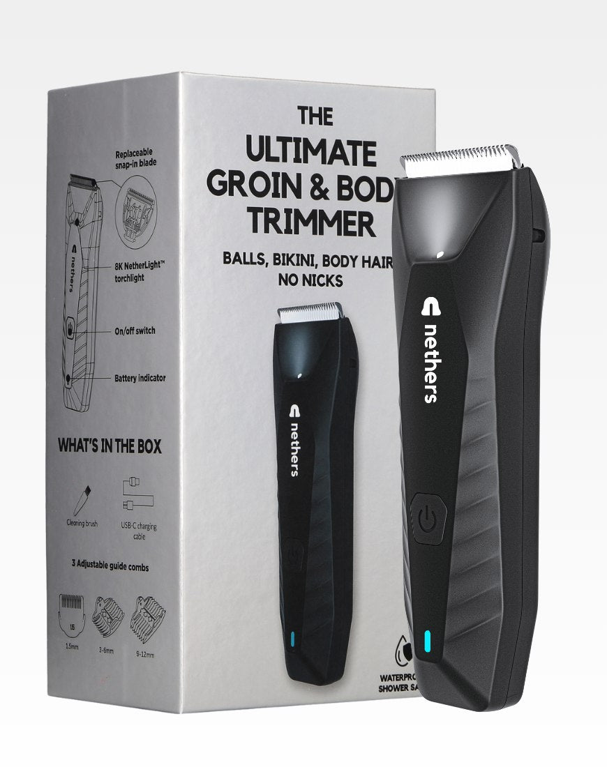 Nethers™ Complete Package All Inclusive Kit For Mens Private Manscaping & Shaving Body Hair