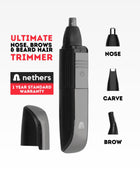 Nethers™ 3-In-1 Nose Trimmer - The Ultimate Nose & Face Trimmer For Nose, Eye Brows, Beard Hair