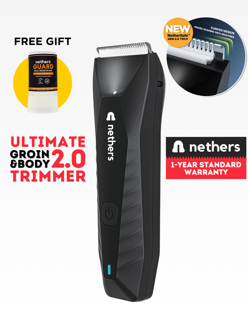 Nethers™ Undercut Trimmer 2.0 for Mens Private Manscaping & Shaving Body Hair