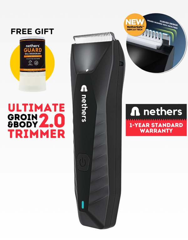 Nethers™ Undercut Trimmer 2.0 for Mens Private Manscaping & Shaving Body Hair