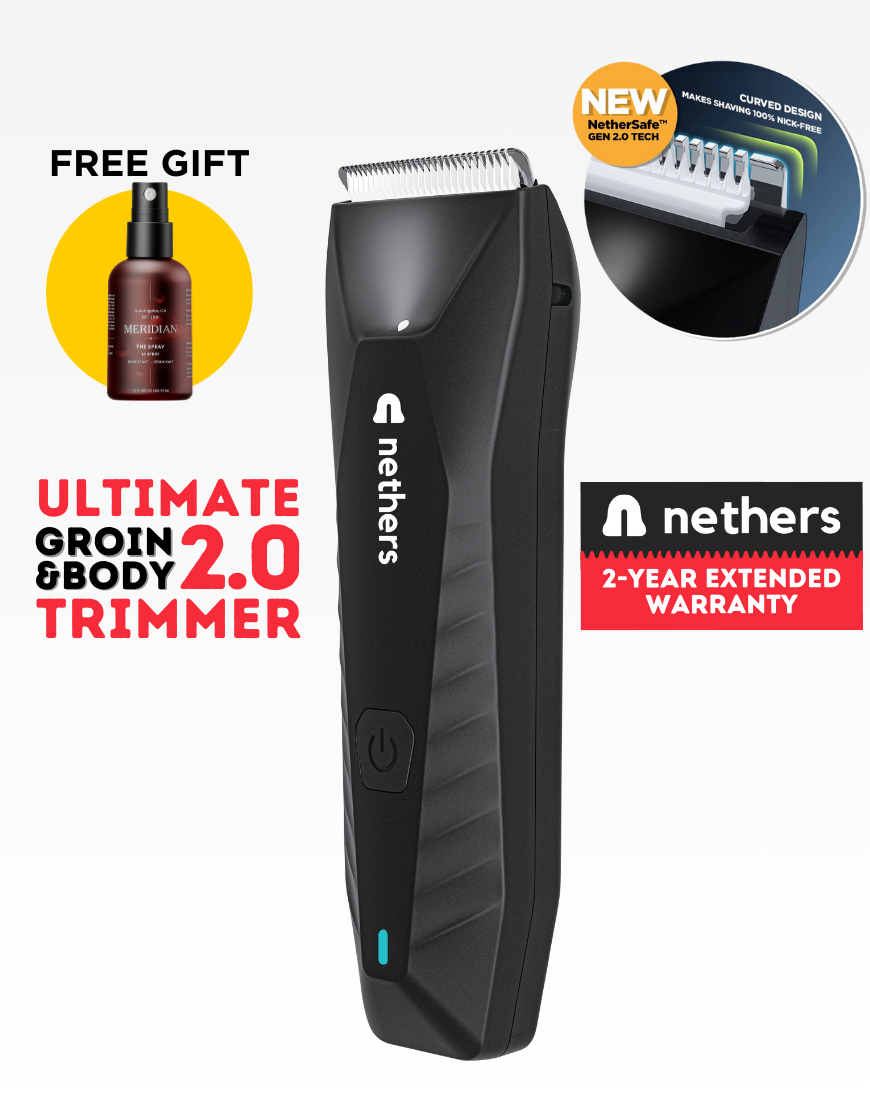 Nethers™ Undercut Trimmer 2.0 for Mens Private Manscaping & Shaving Body Hair