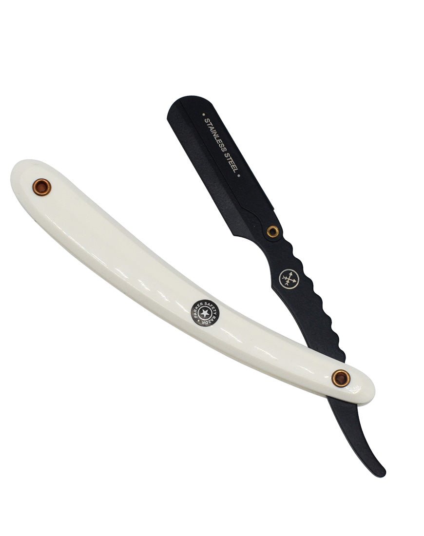 White Handle Razor Parker SRWBA - White Handle Clip Type Razor – SGPomades
