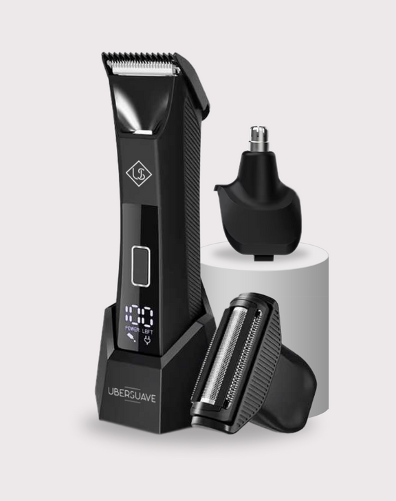 Ubersuave SmoothOperator™ Pro Tri-Blade Shaver Face + Body + Nose ...