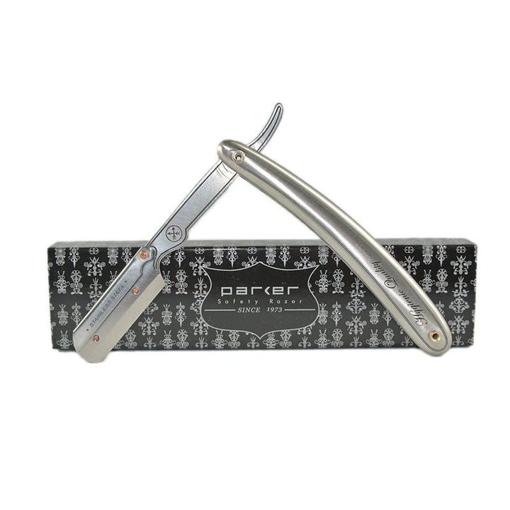 Parker SR1 Stainless Steel Straight Edge Razor - S'pore Mens Grooming Webstore - SGPomades.com