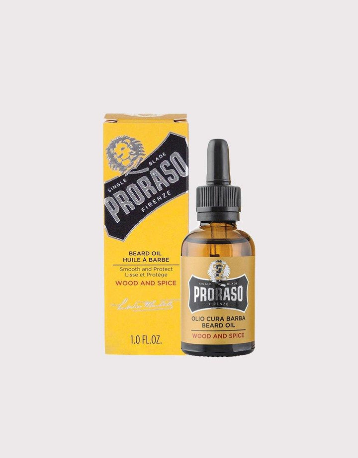 Proraso Beard Oil 30ml - Wood & Spice - SGPomades Discover Joy in Self Care