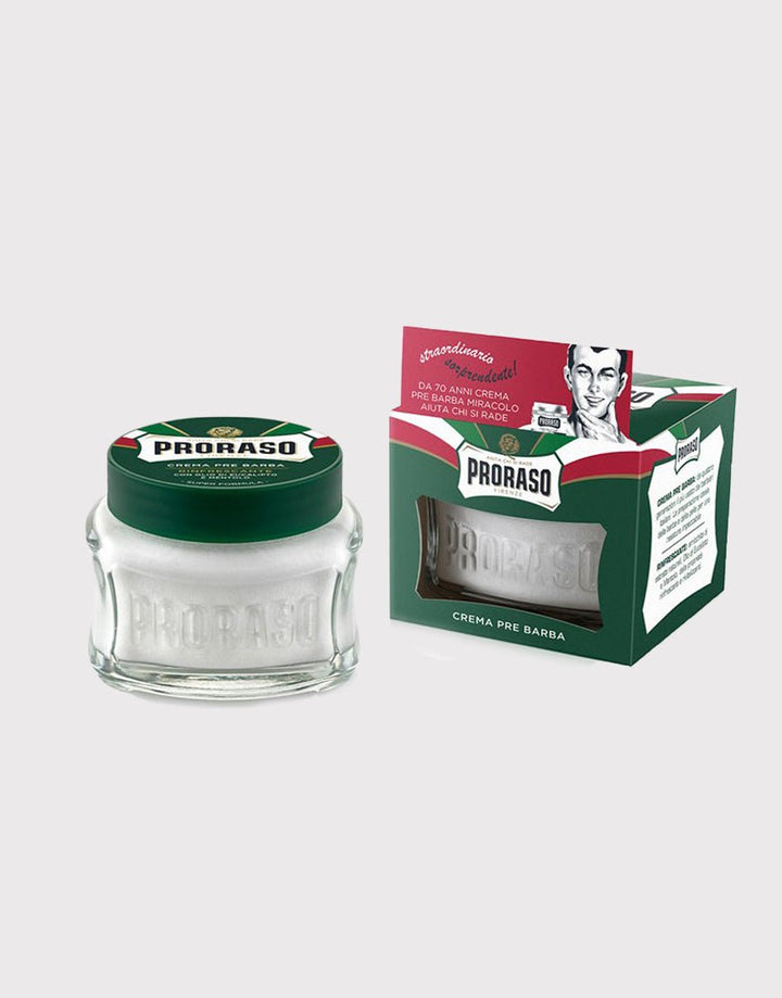 Proraso Green Pre-Shave Cream 100ml (Travel Friendly) SGPomades Discover Joy in Self Care