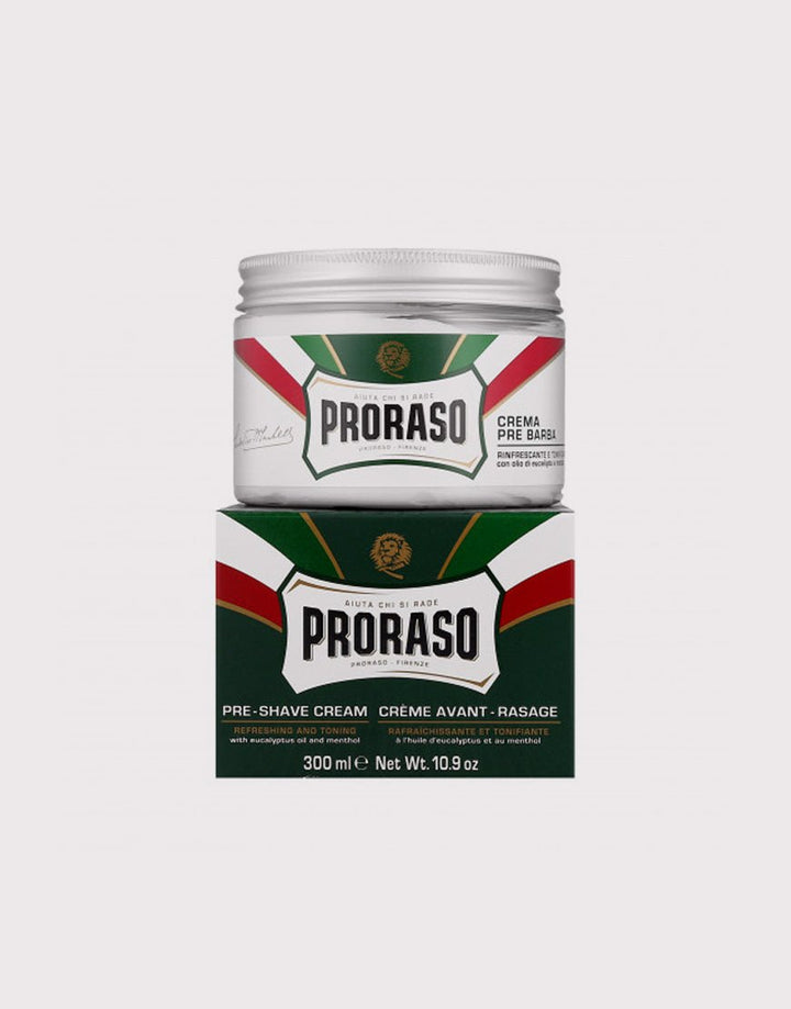 Proraso Green Pre-Shave Cream 300ml SGPomades Discover Joy in Self Care