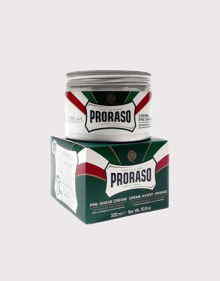 Proraso Green Pre-Shave Cream 300ml SGPomades Discover Joy in Self Care