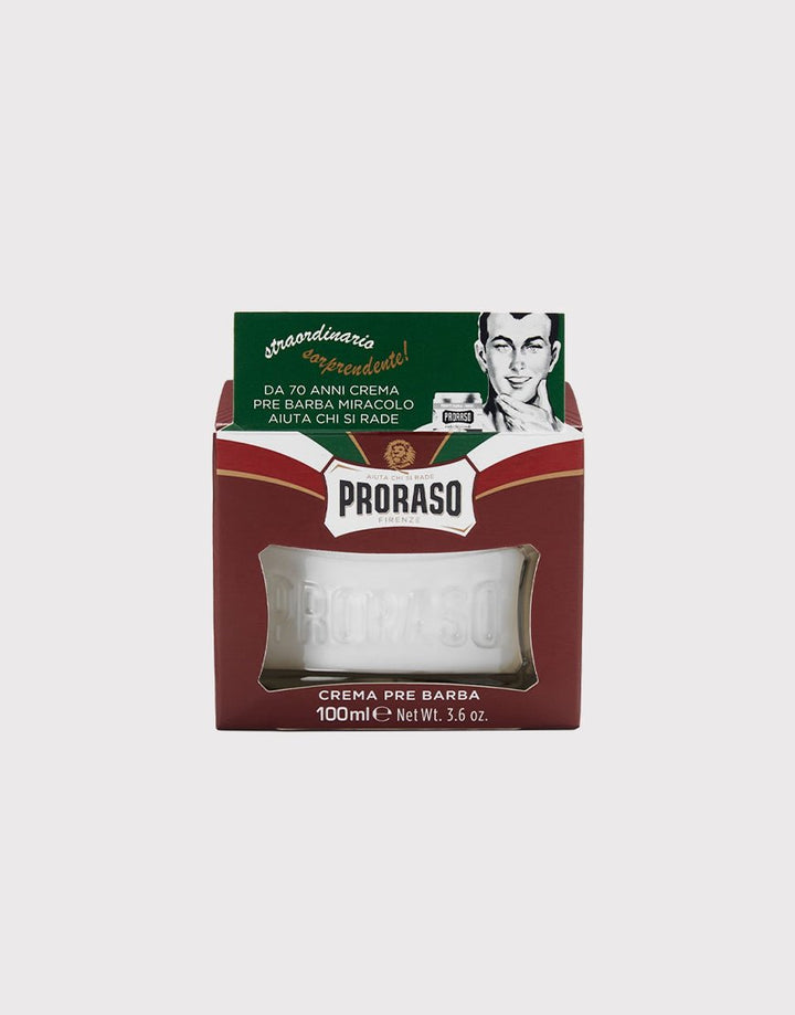 Proraso Red Pre-Shave Cream 100ml (Travel Friendly) SGPomades Discover Joy in Self Care