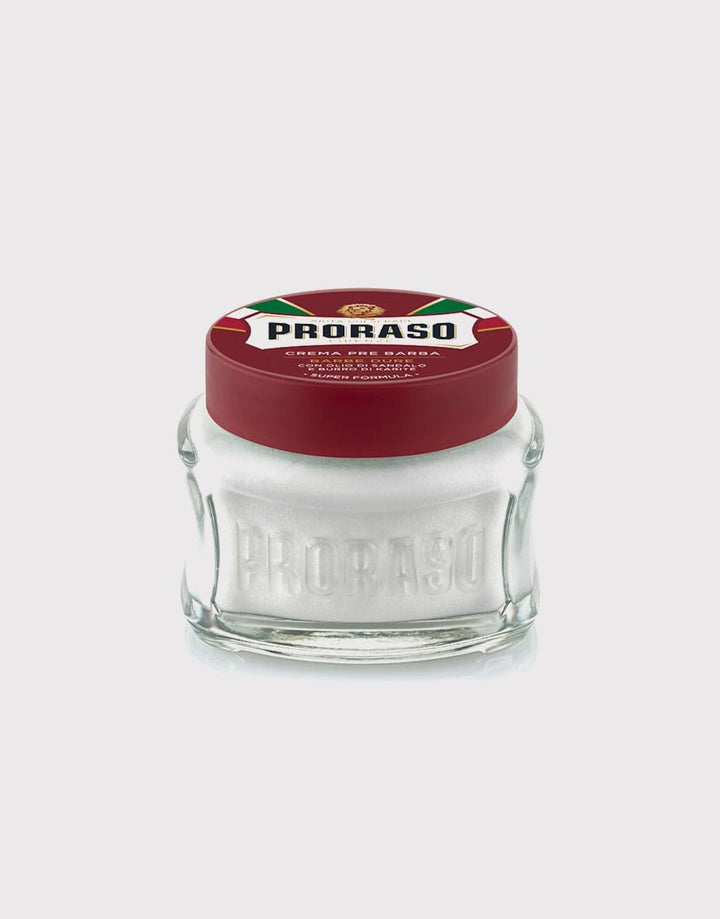 Proraso Red Pre-Shave Cream 100ml (Travel Friendly) SGPomades Discover Joy in Self Care