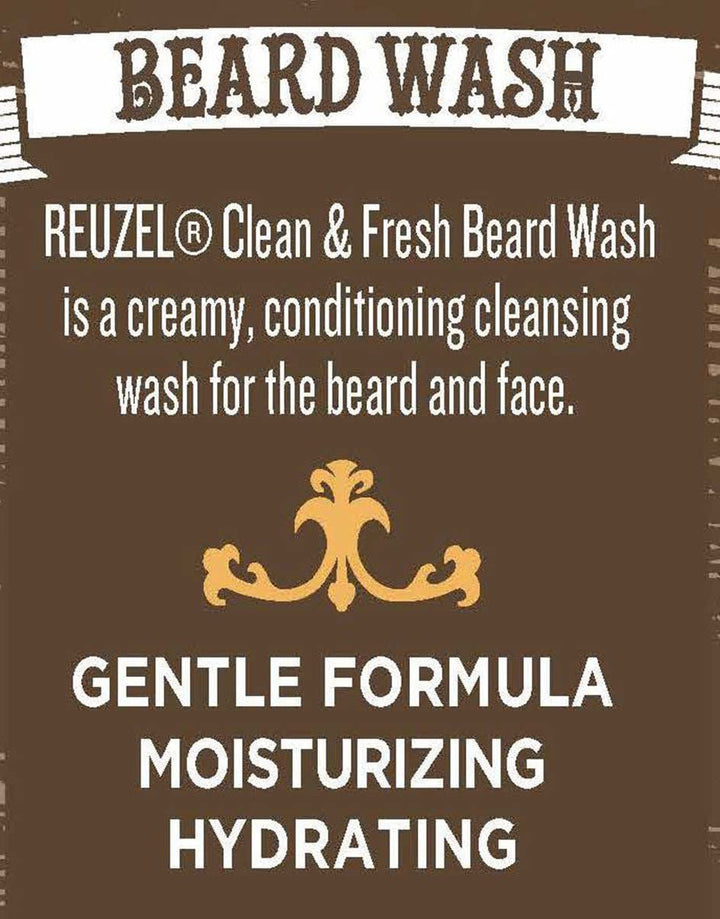 Reuzel Clean & Fresh Beard Wash 200ml SGPomades Discover Joy in Self Care