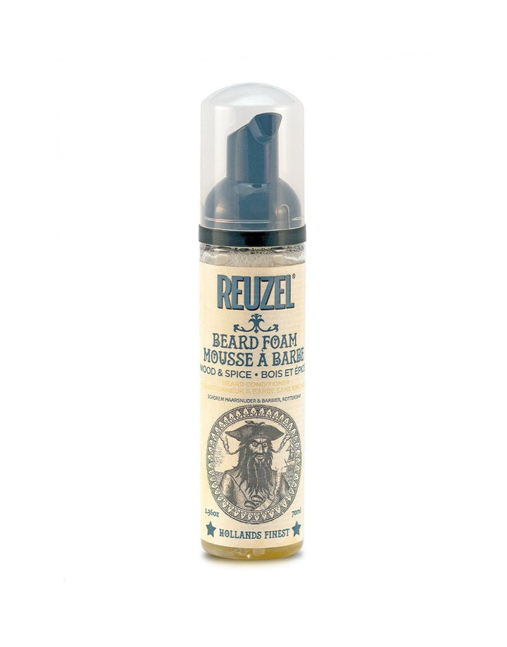 Reuzel Wood & Spice Beard Foam 70ml SGPomades Discover Joy in Self Care