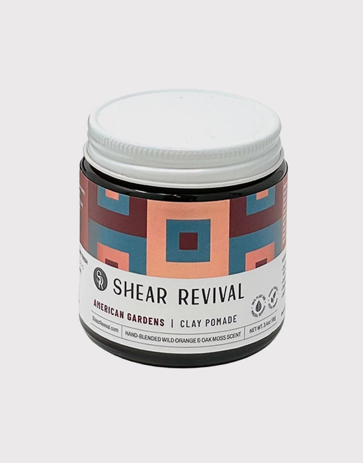 Shear Revival American Gardens Clay Pomade SGPomades Discover Joy in Self Care