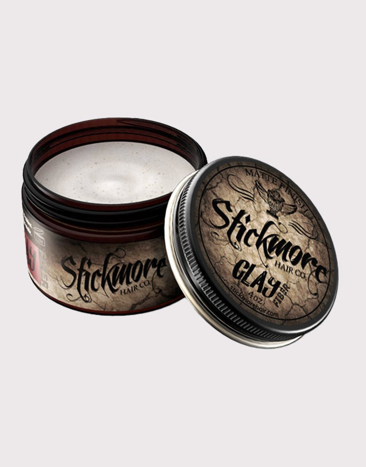 Stickmore Clay Fiber (True Matte Finish & Strong Hold) SGPomades Discover Joy in Self Care