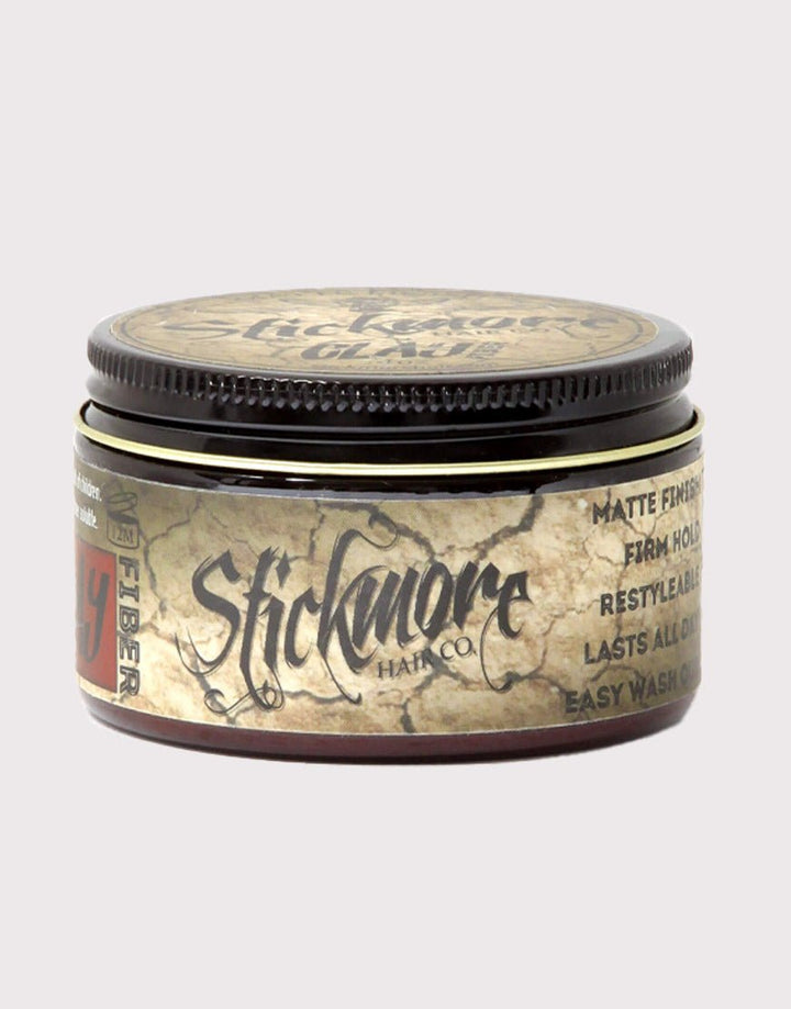 Stickmore Clay Fiber (True Matte Finish & Strong Hold) SGPomades Discover Joy in Self Care