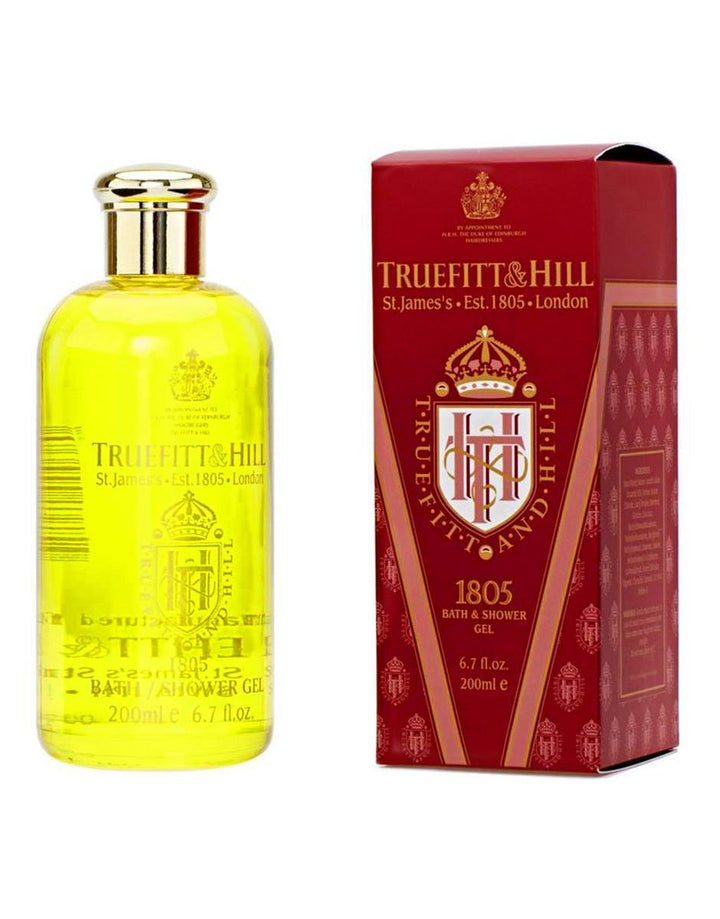 Truefitt & Hill 1805 Bath and Shower Gel 200ml - SGPomades Discover Joy in Self Care