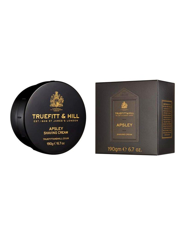 Truefitt & Hill Apsley Shaving Cream Bowl 190g - SGPomades Discover Joy in Self Care