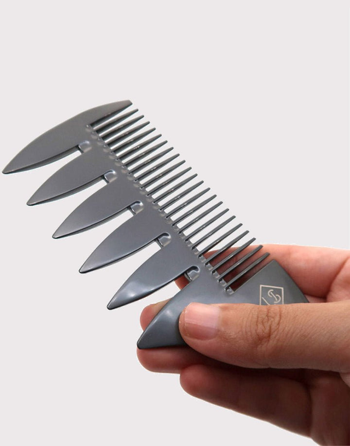 The Shuriken Comb by Ubersuave (Metal) SGPomades Discover Joy in Self Care